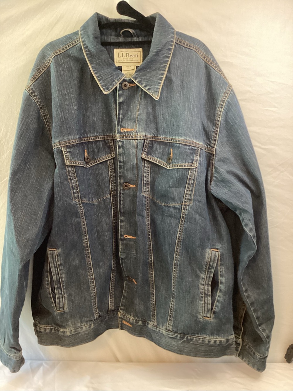 L.L. Bean Men's Trucker Ranch Denim Jacket Dadcore, Western, Ladcore,